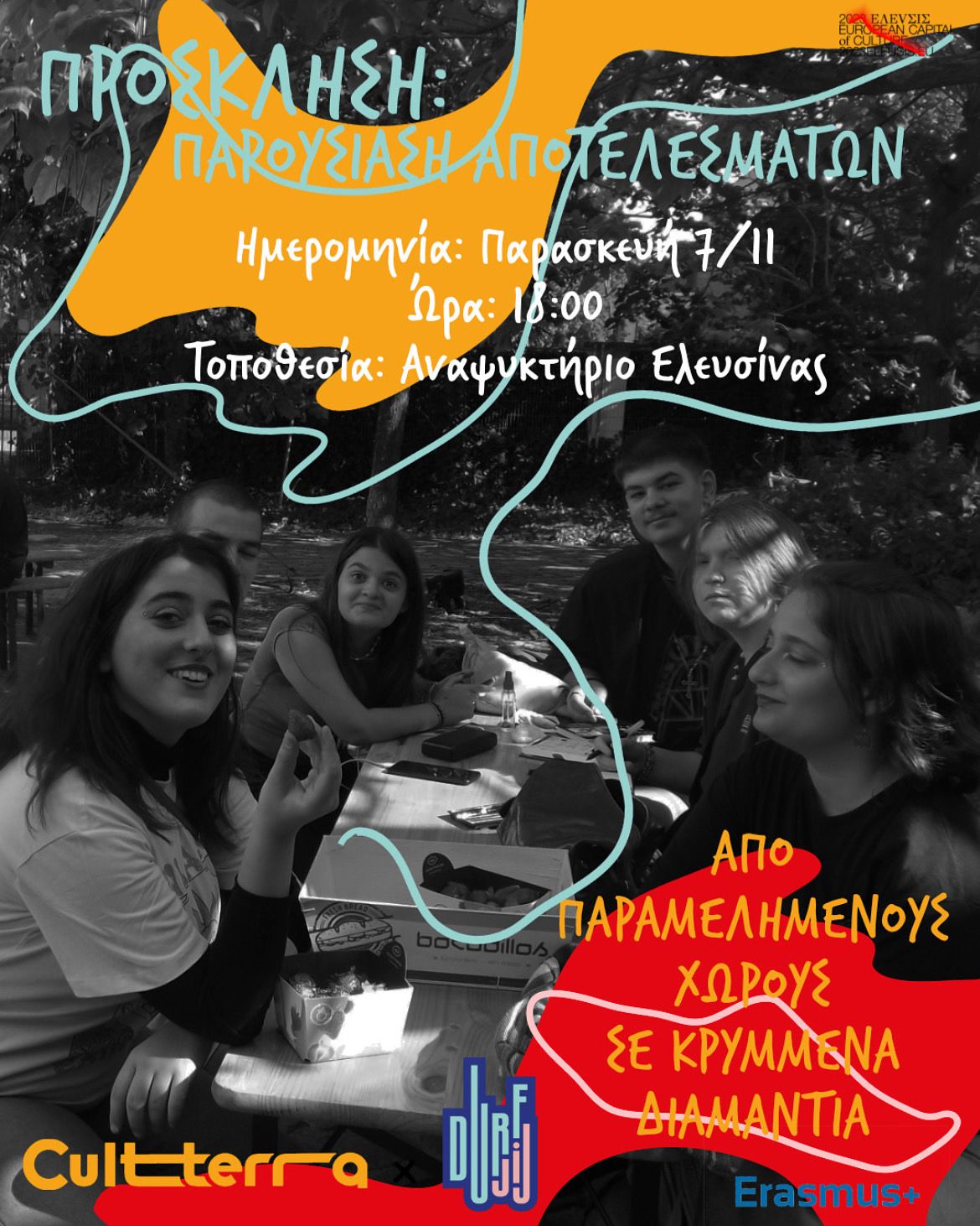 ΠΑΡΟΥΣΙΑΣΗ ΤΩΝ ΑΠΟΤΕΛΕΣΜΑΤΩΝ ΤΟΥ ERASMUS+ “ΑΠΟ ΠΑΡΑΜΕΛΗΜΕΝΟΥΣ ΧΩΡΟΥΣ ΣΕ ΚΡΥΜΜΕΝΑ ΔΙΑΜΑΝΤΙΑ”